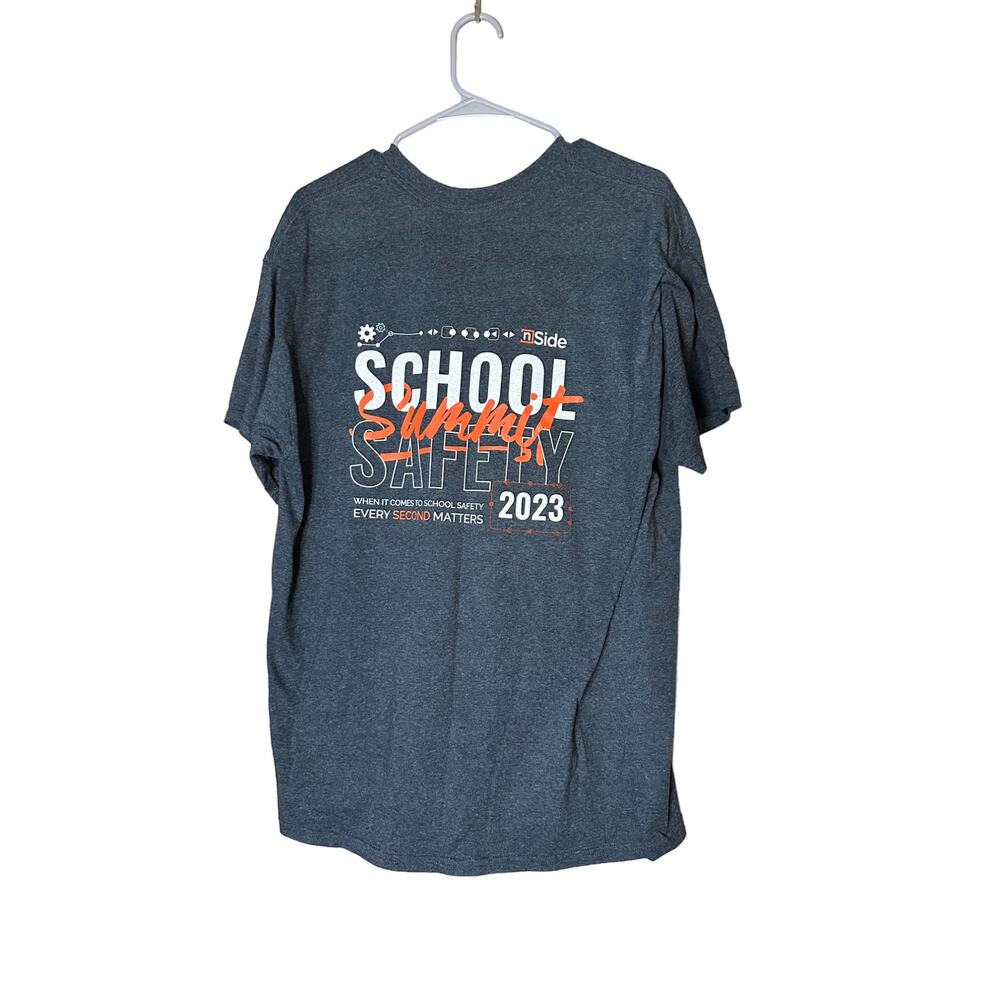 NWOT - NSide School Safety Platform Gray T-Shirt Size XL